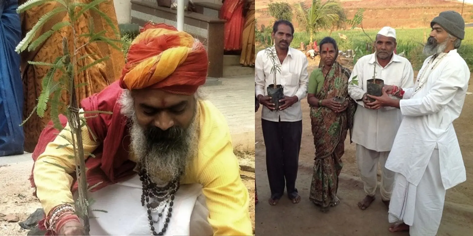 This spiritual leader from Rishikesh is on a mission to plant 10 million trees across India