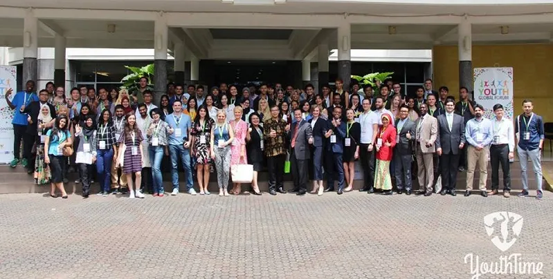 All the attendees at the Youth Time International Movement