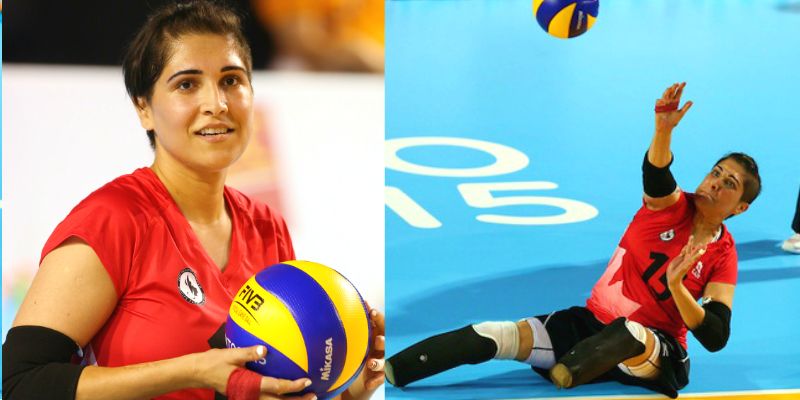 She lost both her legs, but gained an international career in volleyball