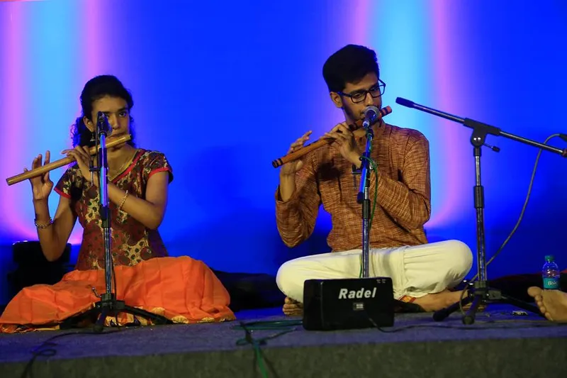 Carnatic flute recital