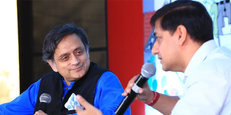 Shashi Tharoor in conversation with Sanjeev Sayal