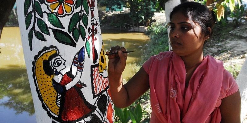 How women from Bihar are using Madhubani Paintings to save thousands of trees