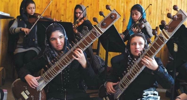 Despite death threat, this Afghani all-female orchestra continued to rock at WEF meeting