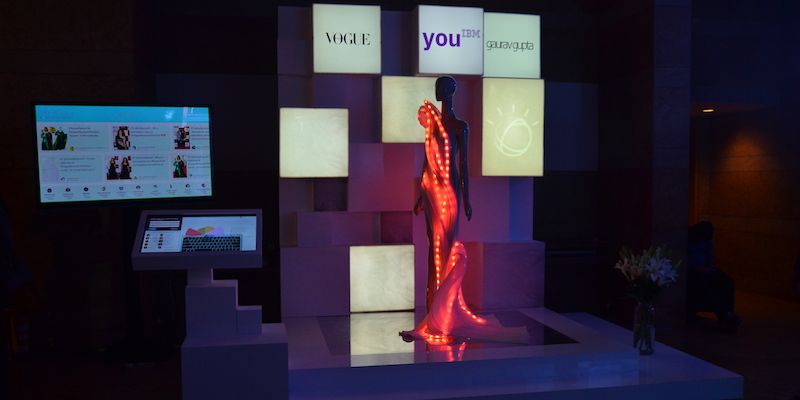 Presenting intelligent fashion: IBM’s Watson and Vogue unveil the world’s first AI-inspired saree