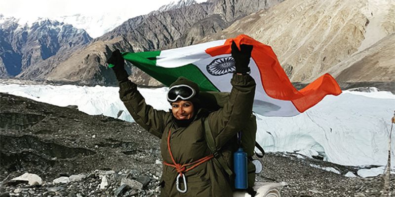 Despite recent injury, mountain biker Vamini Sethi scaled Siachen glacier