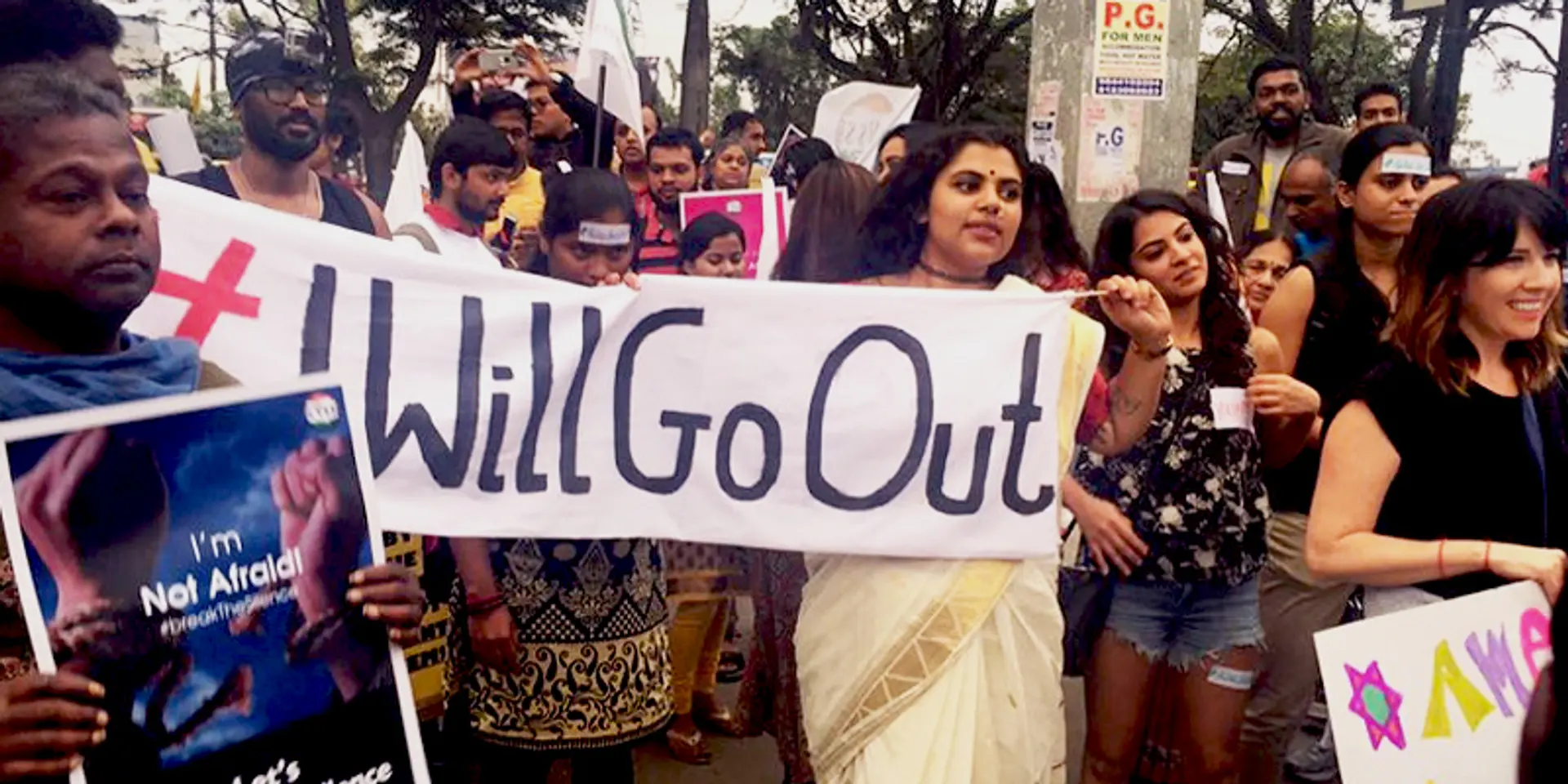 A first-person account of Bengaluru’s women’s march as #IWillGoOut trends across the globe