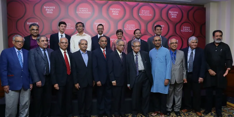 Infosys Prize Winners along with the Trustees