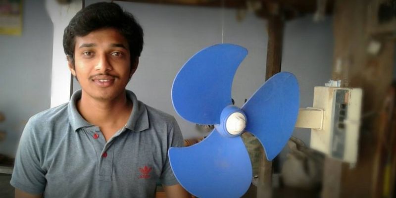 Meet the young man from Chennai who made his grandfather a hand-operated fan