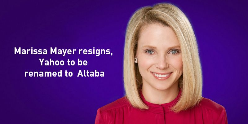 Marissa Mayer to resign from Yahoo board, Yahoo to be renamed 'Altaba'
