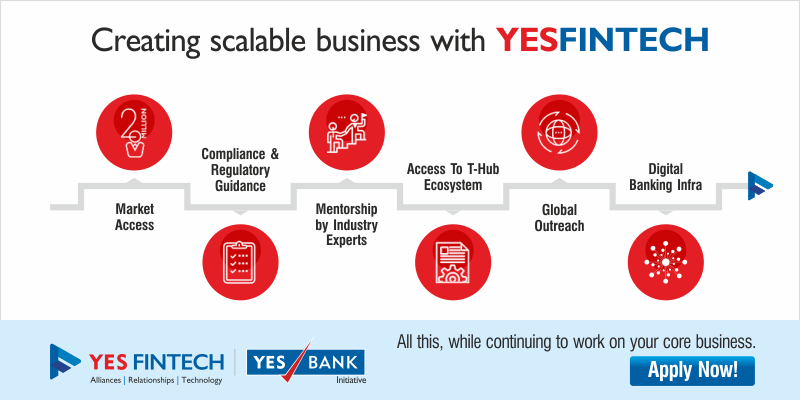 YES BANK to help Fintech startups create million dollar businesses through its focused Business Accelerator programme