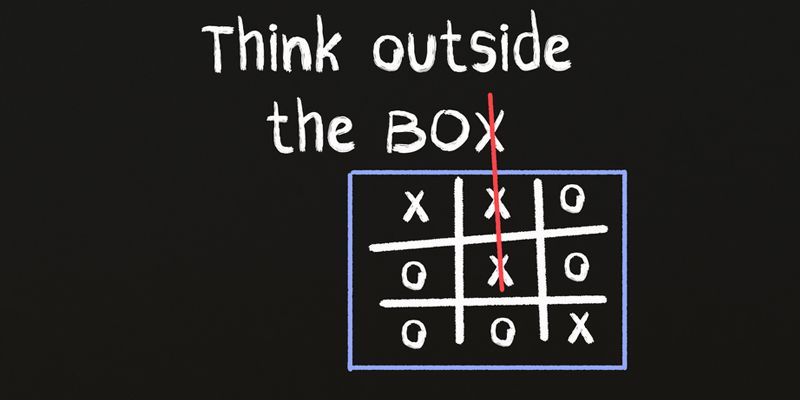 Instead of thinking outside the box, get rid of the box