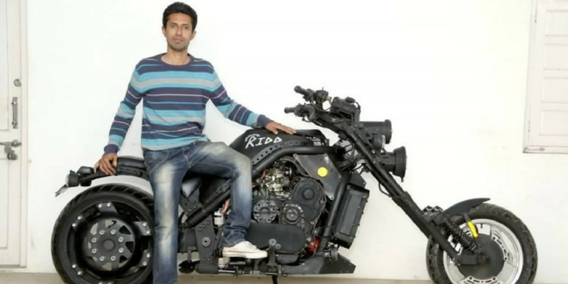 Meet the man from Rajkot who handmade a 1,000cc bike