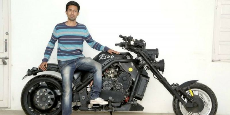 Meet the man from Rajkot who handmade a 1,000cc bike