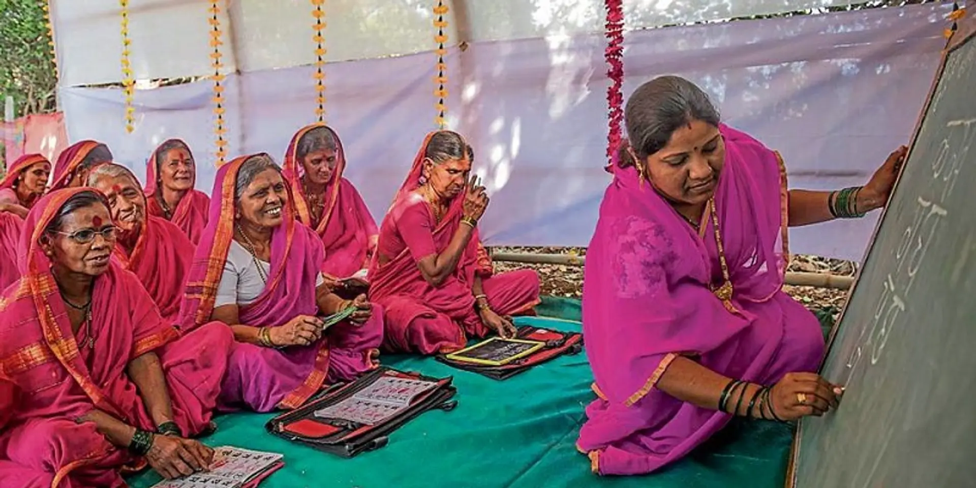 This school in Thane provides education to grandmothers, oldest student aged 90