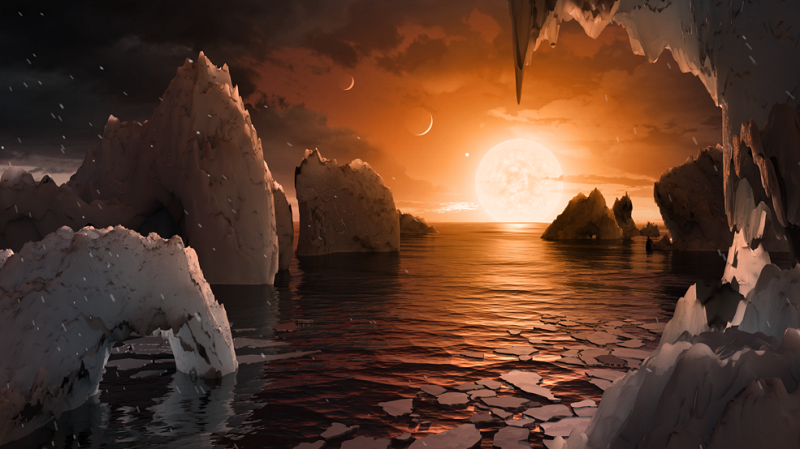 NASA reveals the existence of a solar system with 7 Earth-like planets