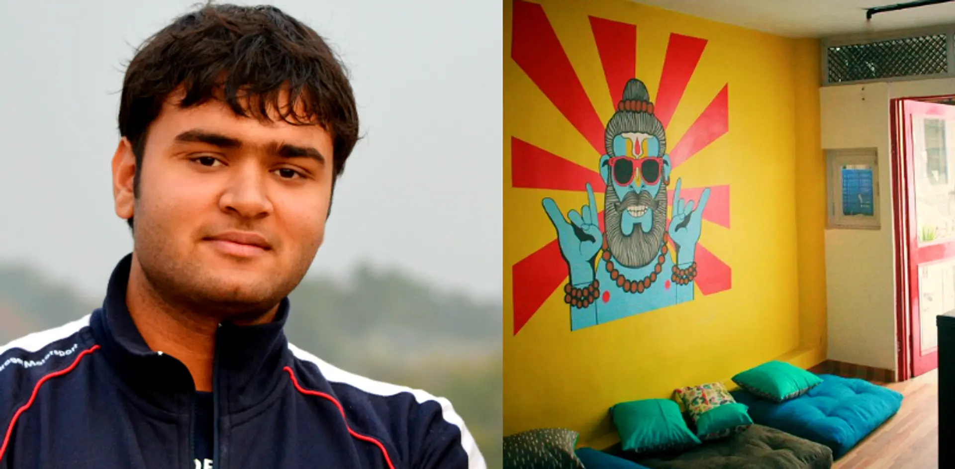He failed twice, so he started a hostel for non-funded founders, artists, and everyone in between