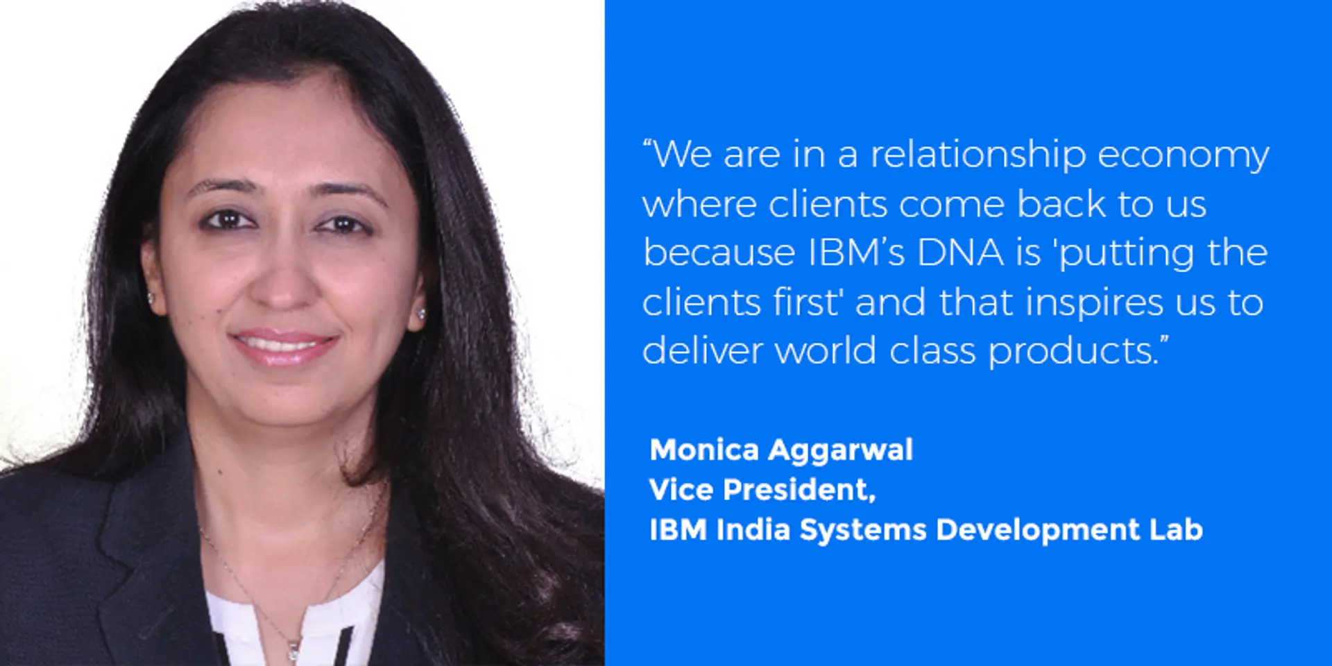 India is a great place to be a woman in technology, says IBM’s Monica Aggarwal