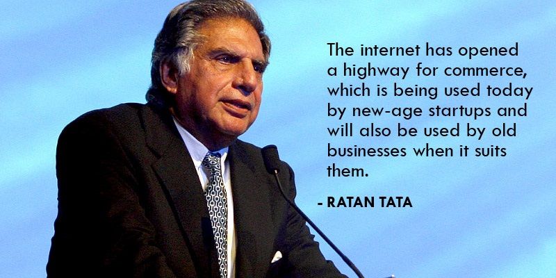 Ratan Tata on intuition, facing crisis, and returning to startup land