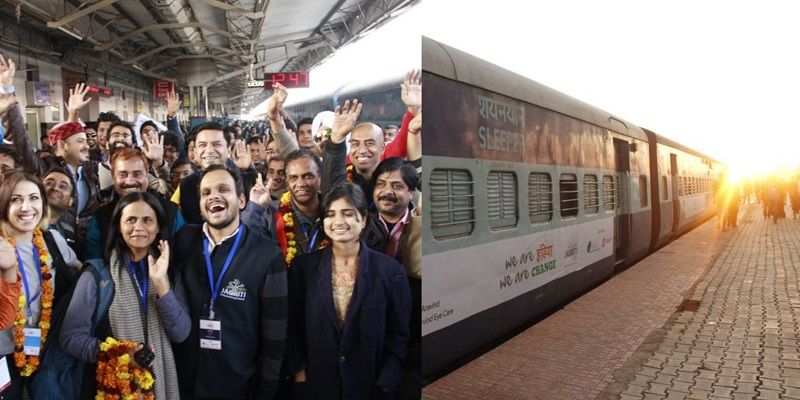 Jagriti Yatra’s 8,000 km train journey across India, captured in pictures