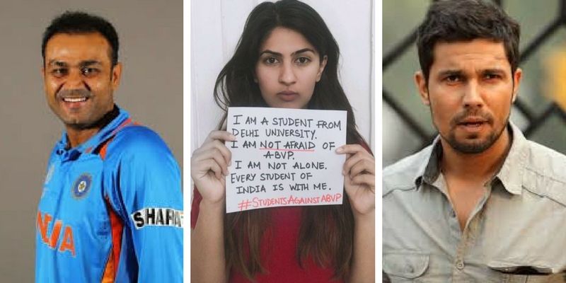 Martyr's daughter speaks out against ABVP, gets trolled by celebrities