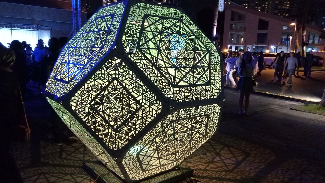 Lights + art = dazzle: creativity unleashed at the Light Art Festival 2017!