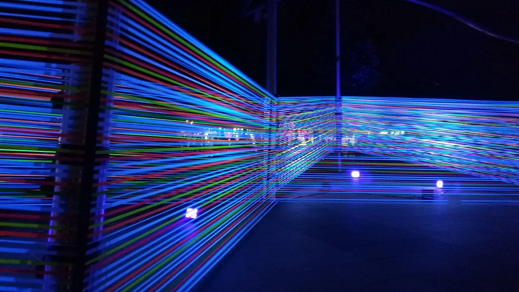 Lights + art = dazzle creativity unleashed at the Light Art Festival 2017!