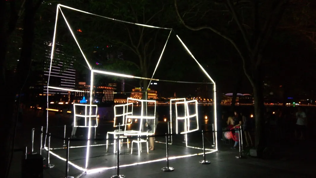 Lights + art = dazzle creativity unleashed at the Light Art Festival 2017!