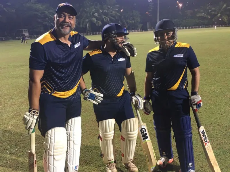 Playing cricket for SAP 2015