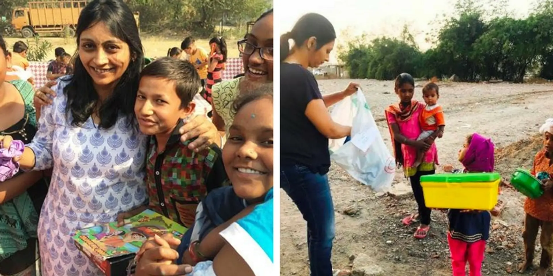 With her car filled with toys, Hirin spends her weekends delivering happiness to young kids
