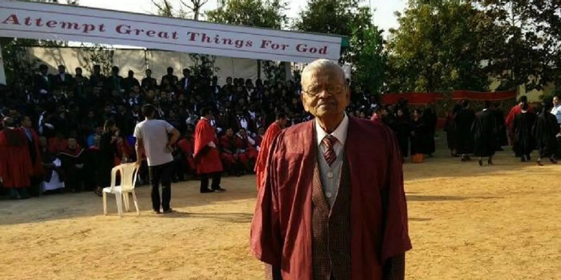 Meet Paul Siromoni, the man who earned a PhD at the age of 90