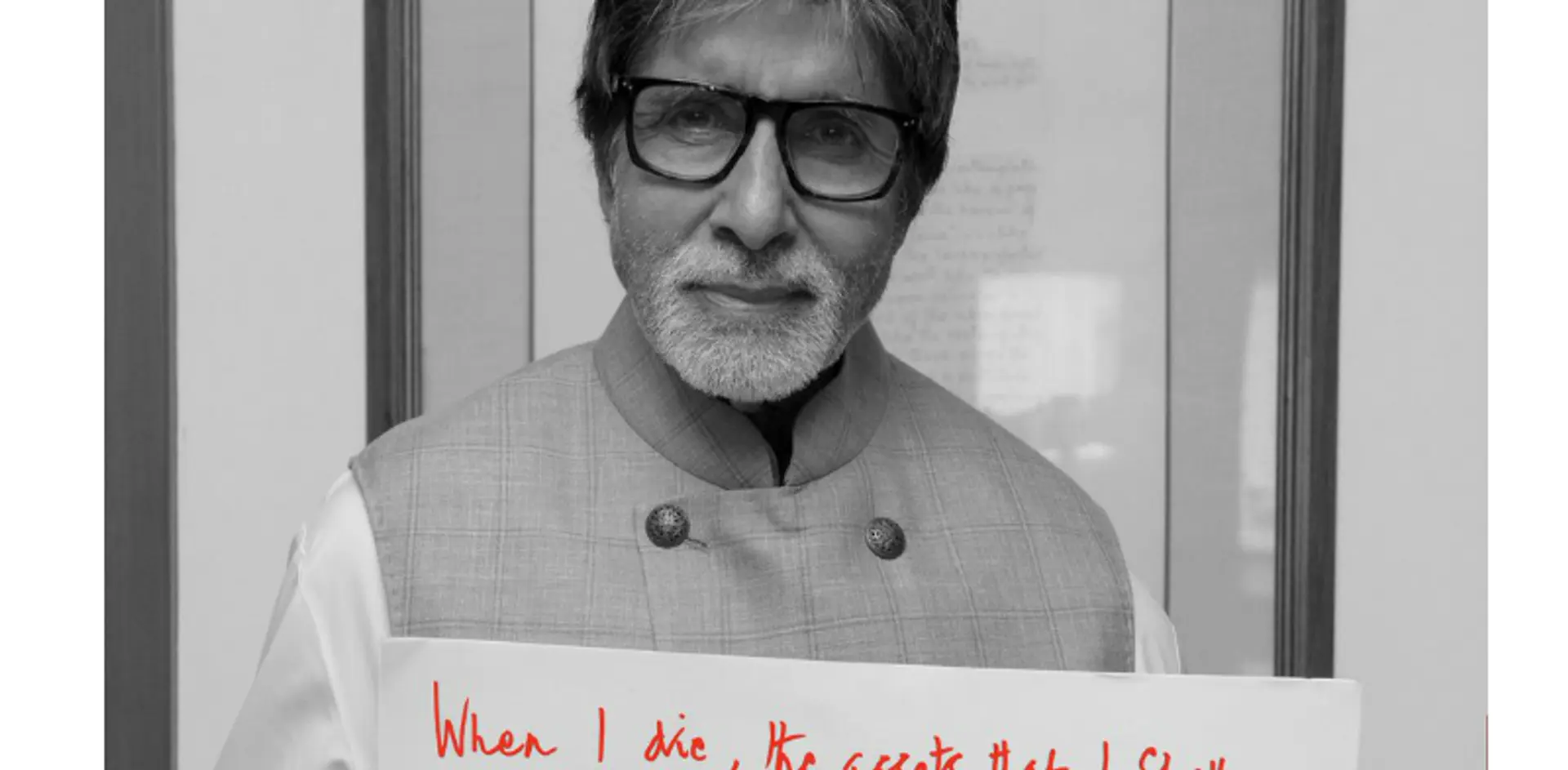 Amitabh Bachchan says his son and daughter will inherit his wealth equally