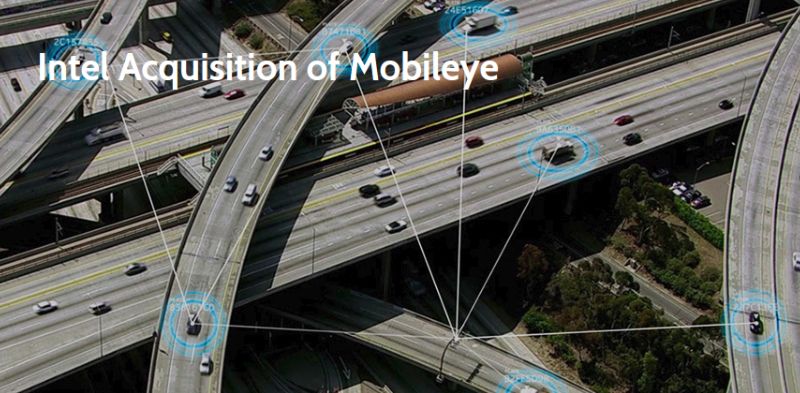 Intel acquires self-driving car tech company Mobileye in a $15.3B deal