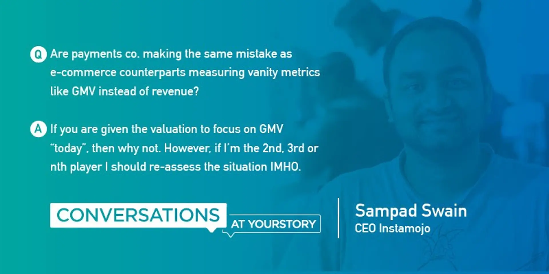 Sampad Swain on payments, startups, and fundraising