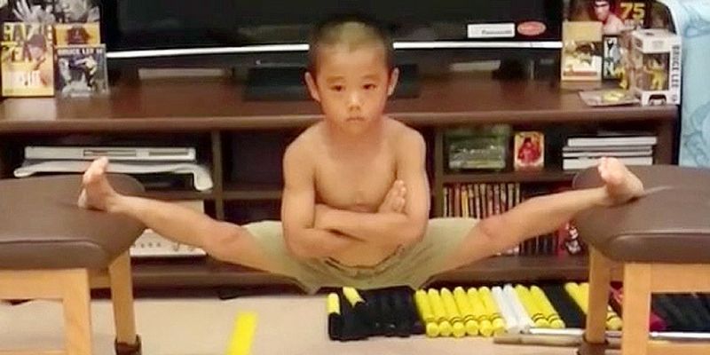 Little kid store bruce lee nunchucks