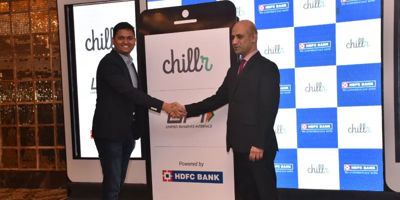 Sony Joy, CEO and Co-Founder, Chillr and Nitin Chugh, Country Head –Digital Banking, HDFC Bank