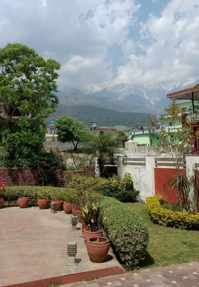 View from Krishnan's house