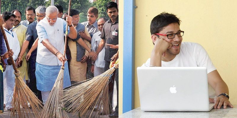 When PM followed a boy on Twitter who used Swachh Bharat logo on his sister's marriage card