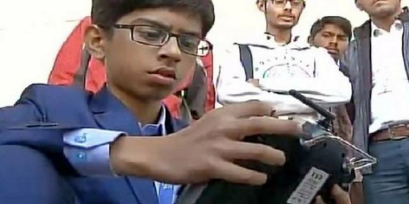This 14-year-old boy has signed a Rs5 Cr deal with the Gujarat government for a drone designed by him
