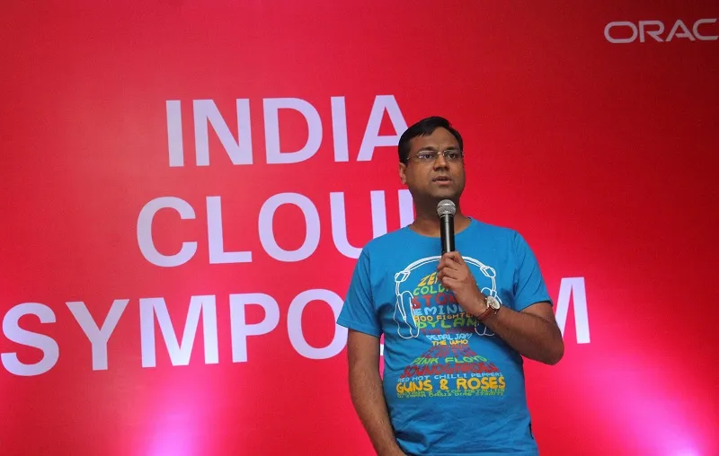 Mitesh at India CLoud Symposium