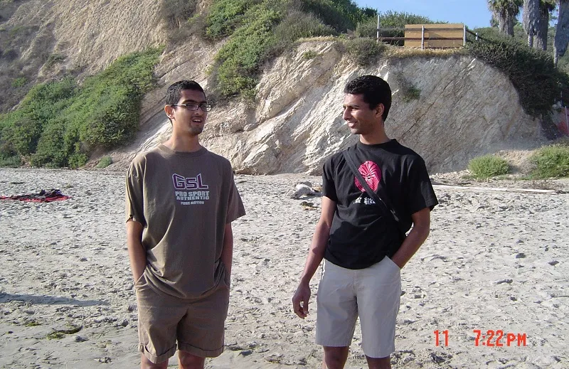 Viral Vikram at UCSB (Vikram was also my roommate at UCSB)