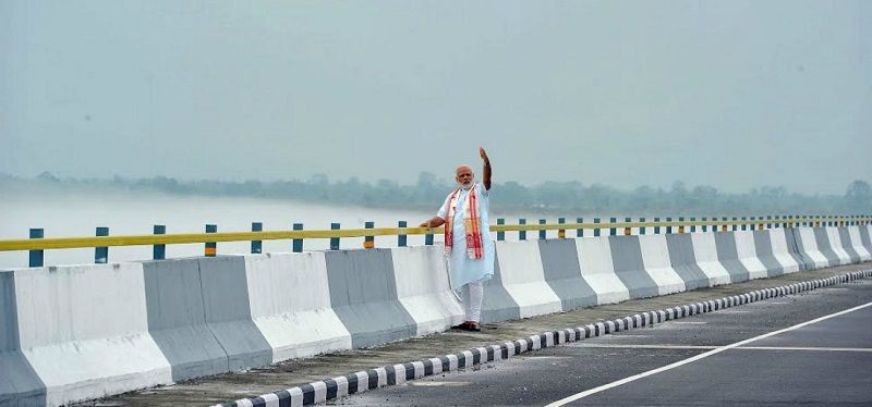 PM inaugurates India's longest 9.15-km river bridge connecting Assam and Arunachal Pradesh 
