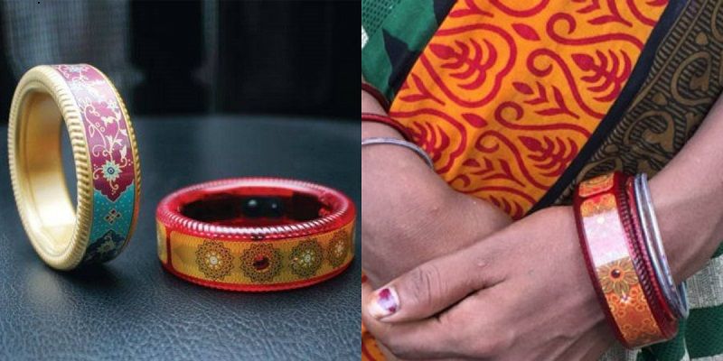 This colourful 'Smart Bangle' delivers pregnancy tips to women and requires no charging