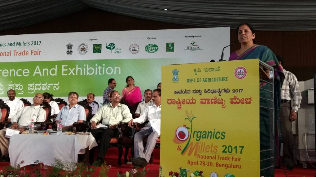 Nirmala Sitharaman challenges startups to innovate and boost organic farming