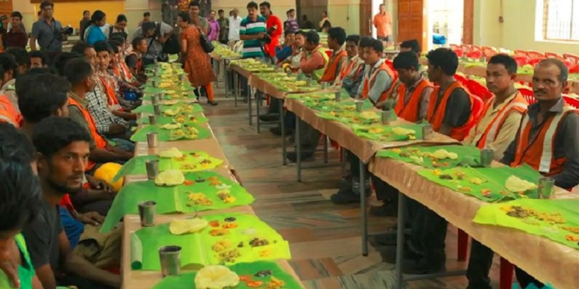 Before its first ride, Kochi metro thanked its 800 migrant workers with a 'sadhya'