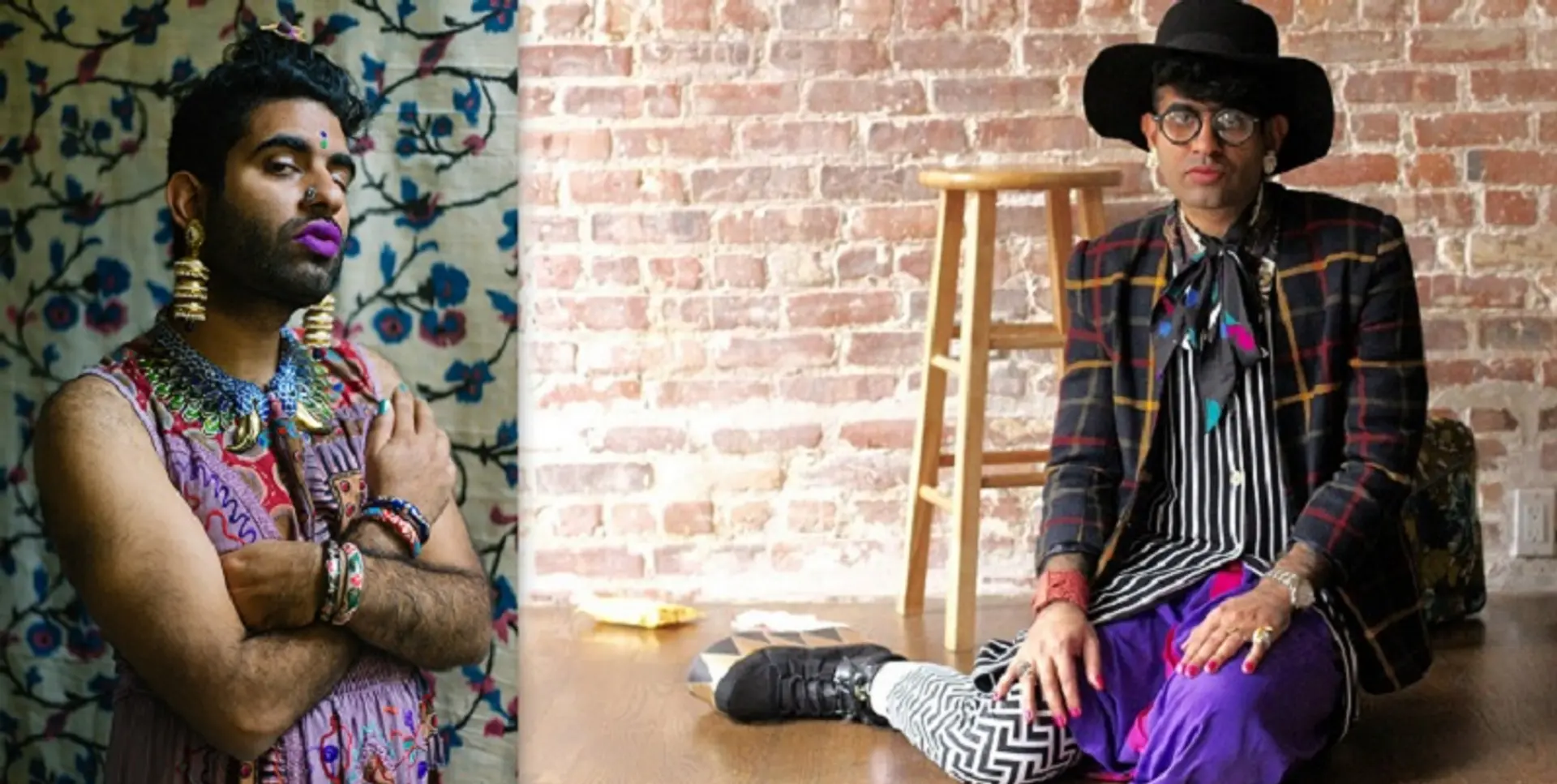 Non-binary transfeminine poet Alok Vaid-Menon celebrates the colour of pride