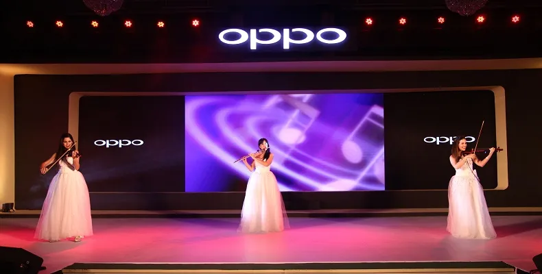 Oppo product launch at Hilton Colombo