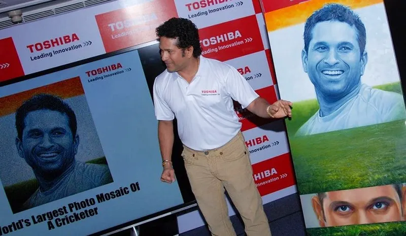 Sachin at an event in Mumbai