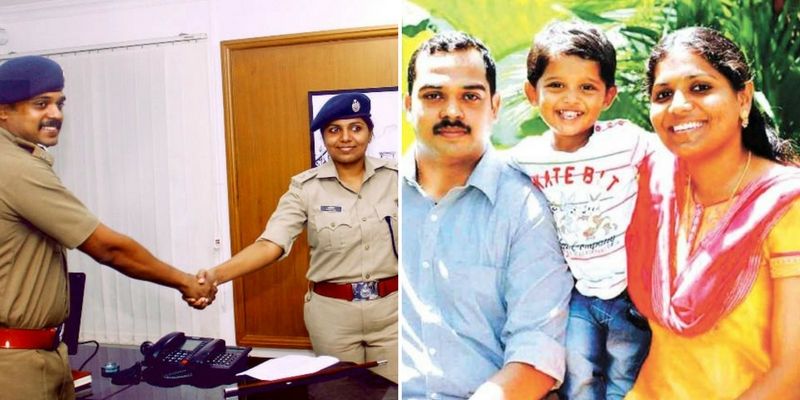Ajeetha Begum takes charge from her husband as the Commissioner of Police