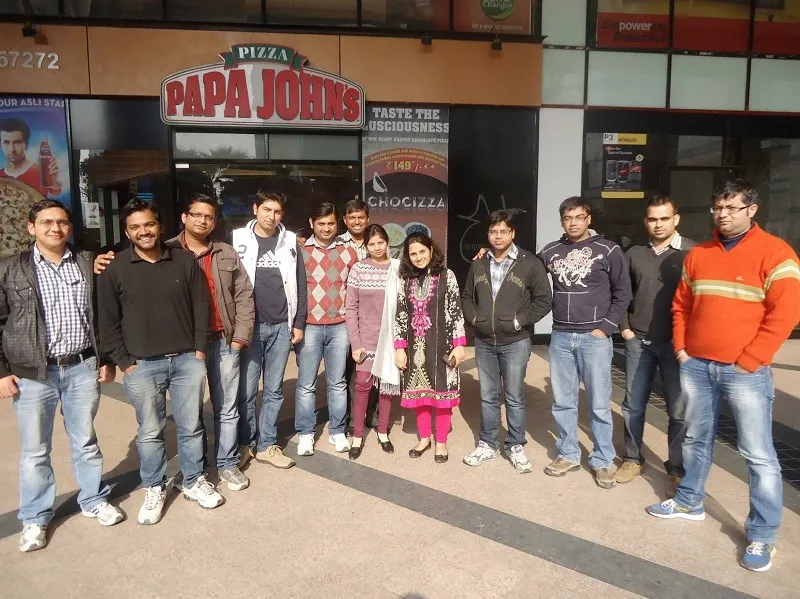 Ajay with team Expedia (Egencia)