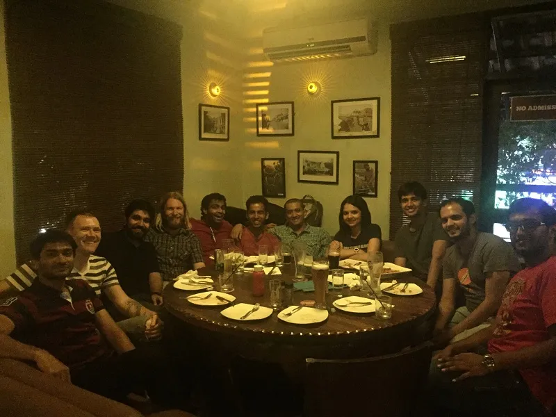 Postman team in Bangalore in 2015-2